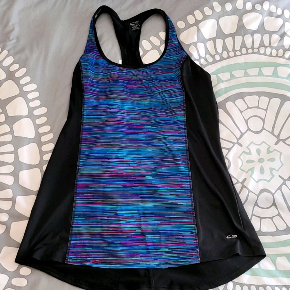EUC Champion Duo Dry Striped Tank